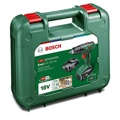 Bosch Groen EasyDrill 18V-40 | Accuschroefboormachine met twee standen | Incl. 2 Accu&apos;s en Lader - 06039D8005 - thumbnail