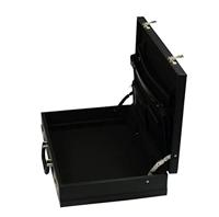 Juscha JU-92300 Pilotenkoffer Alassio Ponte Zwart Imitatieleer. - thumbnail