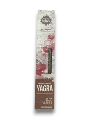 Sagrada Madre Yagra Wierook Rozen & Vanille uit Argentinië, 20g Sagrada Madre Yagra Wierook Rozen & Vanille uit Argentinië, 20g