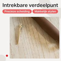 Olivia Garden Wavy Bristles Gold&Brown Brush Ø45mm - thumbnail