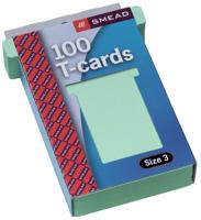 T-kaart Djois formaat 3 77mm groen 100 stuks - thumbnail