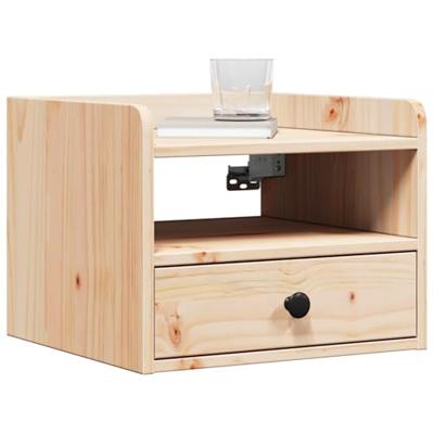 Nachtkastje 2 pcs Bruin 38 x 36 x 29,5 cm Massief grenenhout