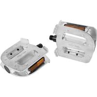 Ergotec Pedaal EP-Cargo set 9/16 105x100mm alu zilver - thumbnail