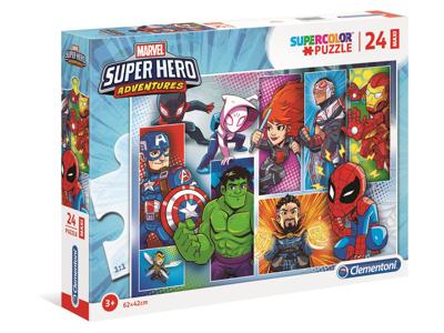 Clementoni legpuzzel Marver Super Hero Avengers 24 stk. Clementoni legpuzzel Marver Super Hero Avengers 24 stk.