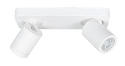 Highlight Dubbele IP44 opbouwspotOliver mat wit - S7438.00