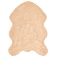 Nep Schapenvacht Tapijt Tafalla Beige 60 x 90 cm Polyester - thumbnail