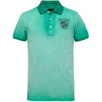 Short sleeve polo light pique cold deep green - thumbnail