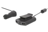 Autolader 4-Uitgangen 9.6 A USB Zwart - thumbnail