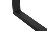 Eettafel Home ESPRIT Wit Zwart Metaal 150 x 80 x 75 cm - thumbnail