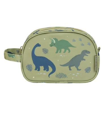 Etui voor jongens DINOS A Little Lovely Company kaki