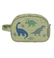Etui voor jongens DINOS A Little Lovely Company kaki - thumbnail