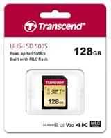 Transcend Premium 500S SDXC-kaart 128 GB Class 10, UHS-I, UHS-Class 3, v30 Video Speed Class - thumbnail