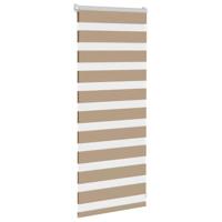 Zebra Blind 60x100 cm stofbreedte 55,9 cm polyester zandbruin - thumbnail