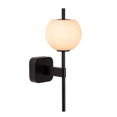 Lucide ELDA - Wandlamp Badkamer - 1xG9 - IP44 - Zwart