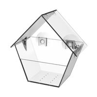 Esschert Design Raamvoederhuis 15x9.3x15.2 cm Transparant - thumbnail