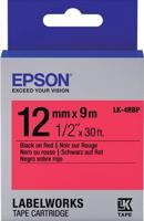 Epson LK-4RBP Tape 12mm zwart/rood - thumbnail