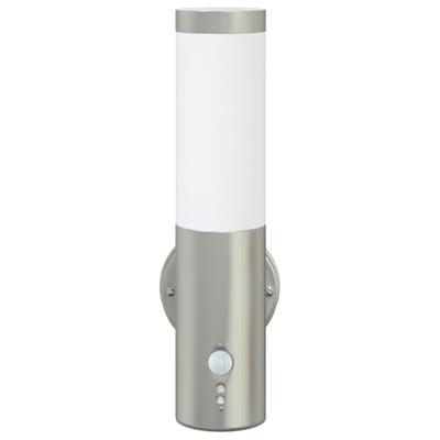 VidaXL Buiten wandlamp zilver 15 x 7,5 x 33 cm