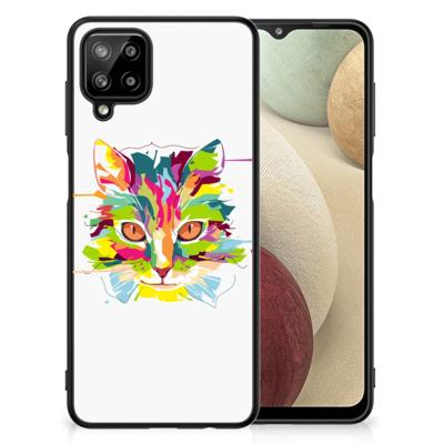 Samsung Galaxy A12 Hoesje Cat Color Samsung Galaxy A12 Hoesje Cat Color