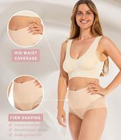 Magic sterke buik corrigerende slip - Tummy shaper Lace - Kanten shapewear slip voor een platte buik - XL - Huidskleur - Onderbroek - Ondergoed- - - thumbnail