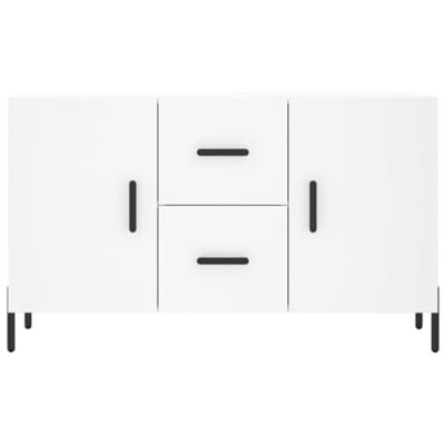 Dressoir 100x36x60 cm bewerkt hout wit Dressoir 100x36x60 cm bewerkt hout wit