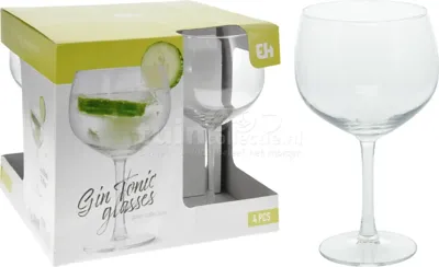 Set Gin Tonic Glazen - 4 stuks Set Gin Tonic Glazen - 4 stuks