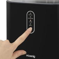 IJsmaker H.Koenig KUB14 Zwart 1 L - thumbnail