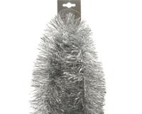 Lametta Slinger guirlande glans 100mmx2.7m zilver KSD - Ksd - thumbnail