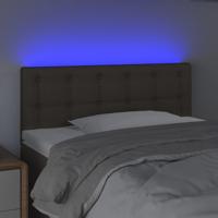 Hoofdbord LED 90x5x78/88 cm stof taupe - thumbnail