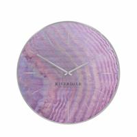 Riverdale Wandklok Brixton pink oil 30cm - thumbnail