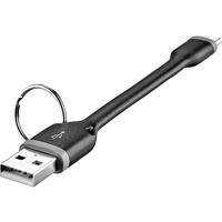 Renkforce RF-3425172 USB-kabel USB 2.0 USB-A stekker, USB-C stekker 0.10 m Zwart - thumbnail