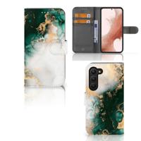 Bookcase voor Samsung Galaxy S23 Marmer Groen - thumbnail