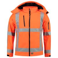 Tricorp soft shell jack RWS - Safety - 403003 - fluor oranje - maat L - thumbnail