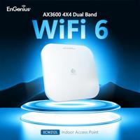 EnGenius Wireless Access Point Cloud Managed AP Wi-Fi 6 Indoor 4x4 PoE Access Point Supports High Performance Speeds up to 1,148 Mbps (2.4 GHz) and 2400 Mbps (5 GHz) - ECW212L - thumbnail