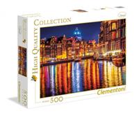 Clementoni high quality collection puzzel amsterdam 500 stukjes - thumbnail