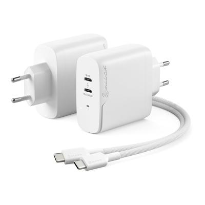Alogic Rapid Power 2-poorts GaN oplader (63W) - White
