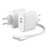 Alogic Rapid Power 2-poorts GaN oplader (63W) - White - thumbnail