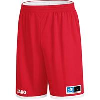 JAKO 4451 Reversible Short Change 2.0 - Sportrood/Wit - XS - thumbnail
