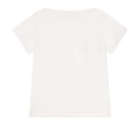 T-shirt kind korte mouwen hart PETIT BATEAU wit - thumbnail