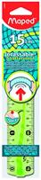 Maped lat Flex onbreekbaar 15 cm, met dubbele graduatie - thumbnail