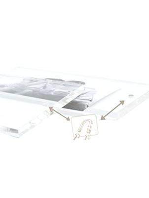 Deknudt Magnetische en transparante fotokader 20mm dik 13x18 S58SA2 Deknudt Magnetische en transparante fotokader 20mm dik 13x18 S58SA2