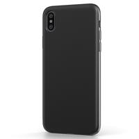 BeHello iPhone Xs Max Liquid Silicone Case zwart - thumbnail