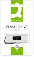 Q-CONNECT USB stick 3.0, zilver, 128 GB - thumbnail
