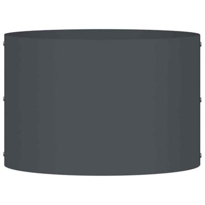 VidaXL Plantenring antraciet 30 x 30 x 20 cm koudgewalst staal VidaXL Plantenring antraciet 30 x 30 x 20 cm koudgewalst staal