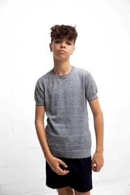 Antony Morato T-Shirt Kids Blauw/Wit - Maat 152 - Kleur: WitBlauw | Soccerfanshop