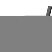 Inklapbaar ligbed poly rattan zwart - thumbnail