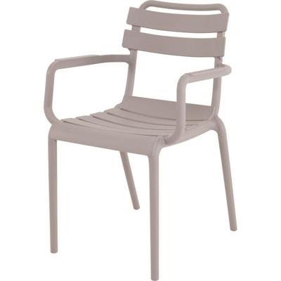 Lesli stapelstoel torvi taupe