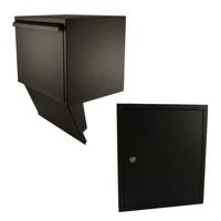 STOER! Inbouw pakketbrievenbus compleet - zwart - thumbnail