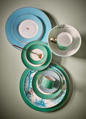 Pip Studio Pip Chique Kom Groen 20.5cm Pip Studio Pip Chique Kom Groen 20.5cm