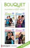 Bouquet e-bundel nummers 4337 - 4340 - Abby Green, Caitlin Crews, Clare Connelly, Dani Collins - ebook - thumbnail