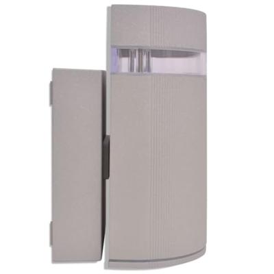 VidaXL Wandlamp voor buiten halfrond grijs aluminium VidaXL Wandlamp voor buiten halfrond grijs aluminium